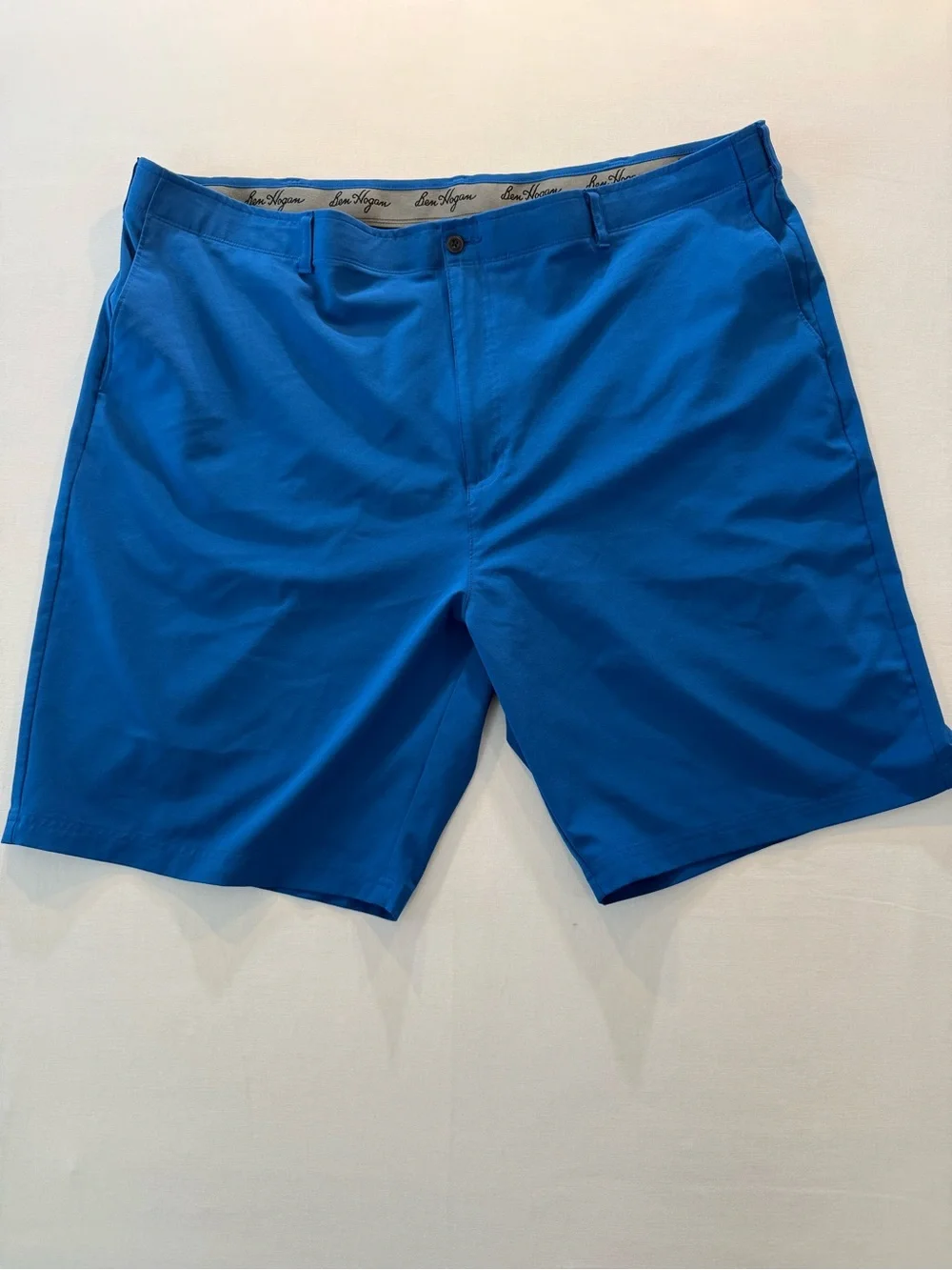 Hogan Royal Blue Men’s Flat-Front Shorts